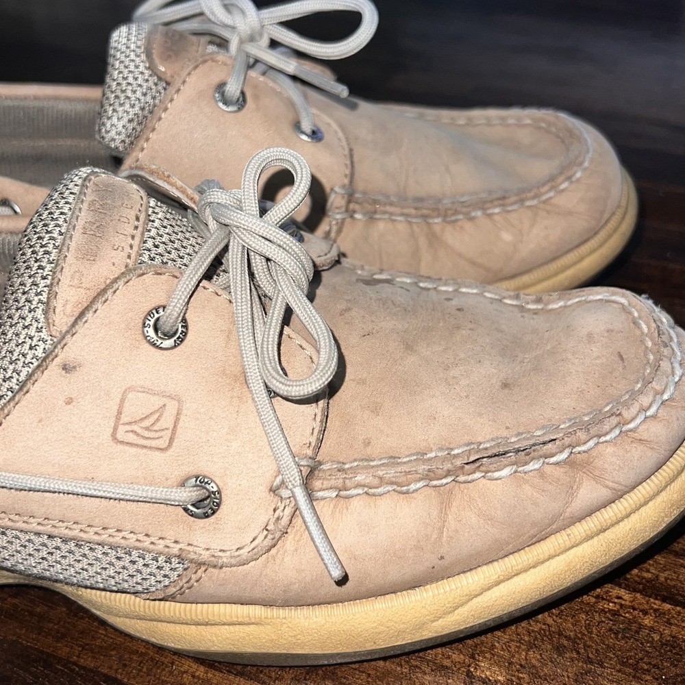 Sperry Top-Sider Intrepid 2 Eye Linen/Mesh Boat Shoe 9774829 Women Size 9 M - Picture 4 of 12